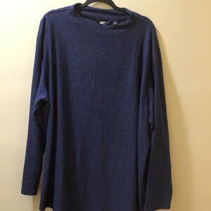 Lands' End thermal top waffle-knit pattern